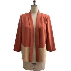 FOREVER 21 3/4 SLEEVE COLORBLOCK JACKET